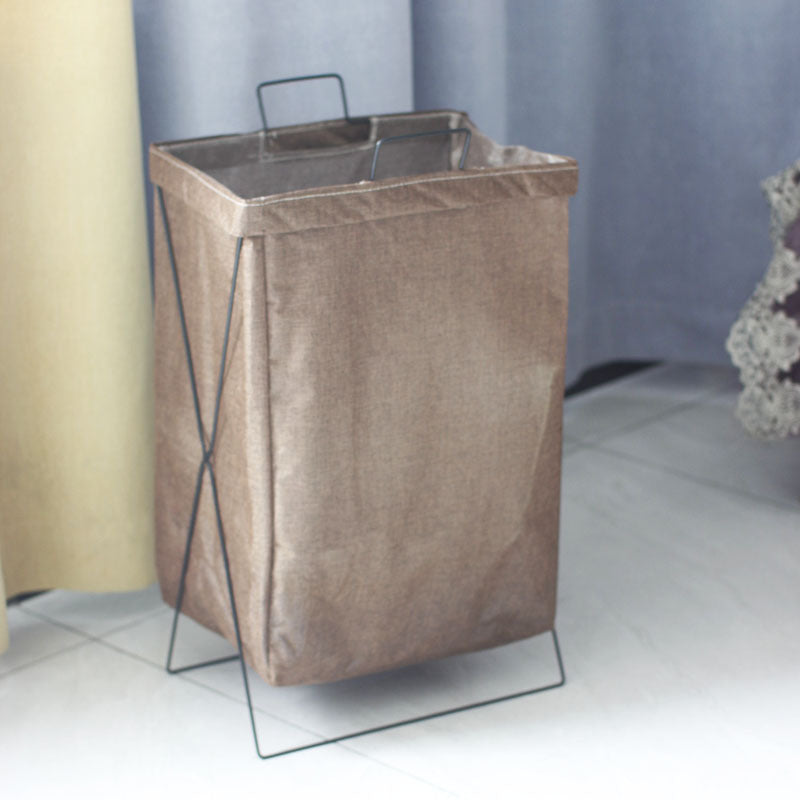 Decorative laundry basket with inspiring quotes Stornfield