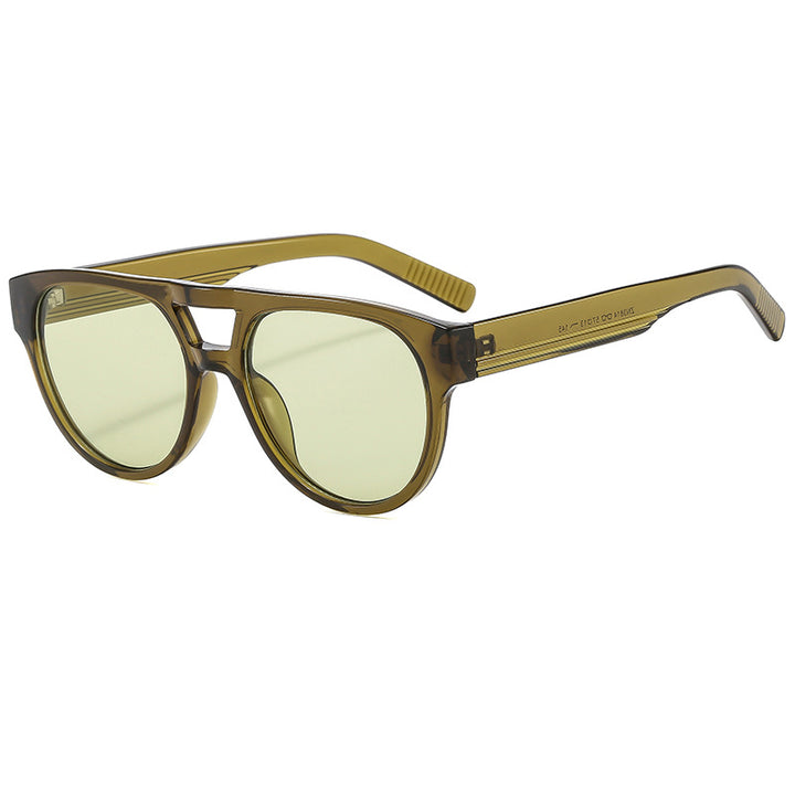 Ladies fashionable cat-eye sunglasses in elegant tortoise look Stornfield