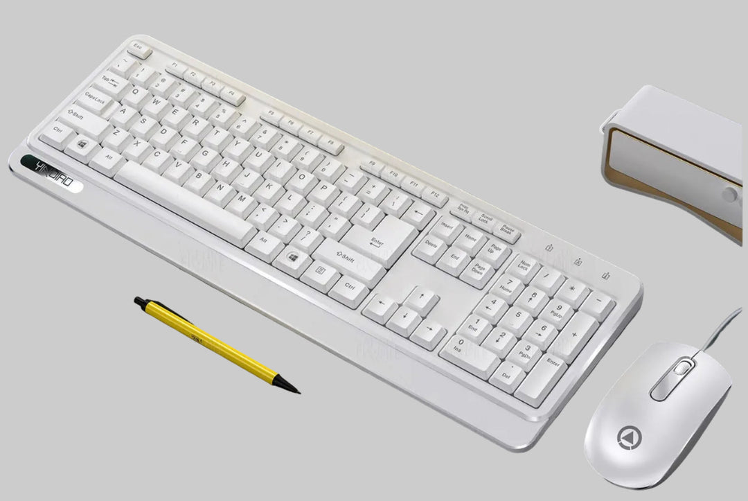 Compact Wired Keyboard and Mouse Set Stornfield
