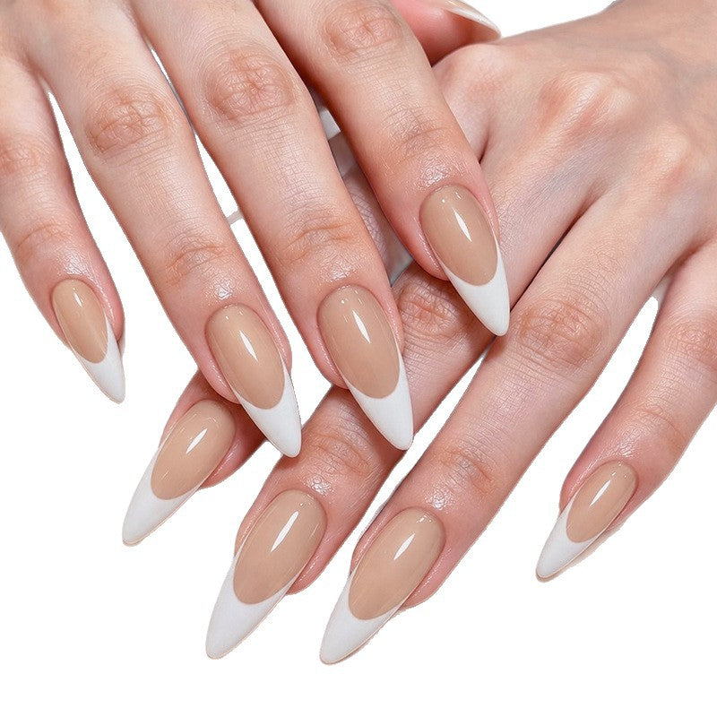 Elegant Almond-Shaped Press-On Nail Enhancements Stornfield