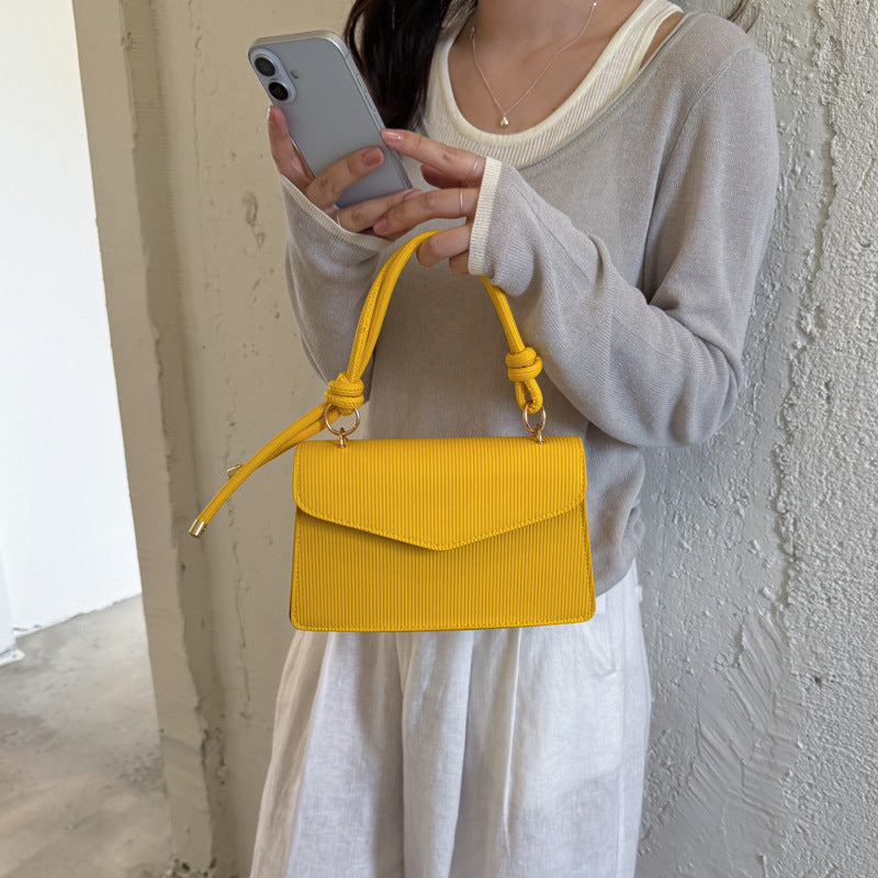 WoElegant Textured Handheld Satchel Bag Stornfield