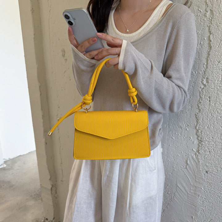 WoElegant Textured Handheld Satchel Bag Stornfield