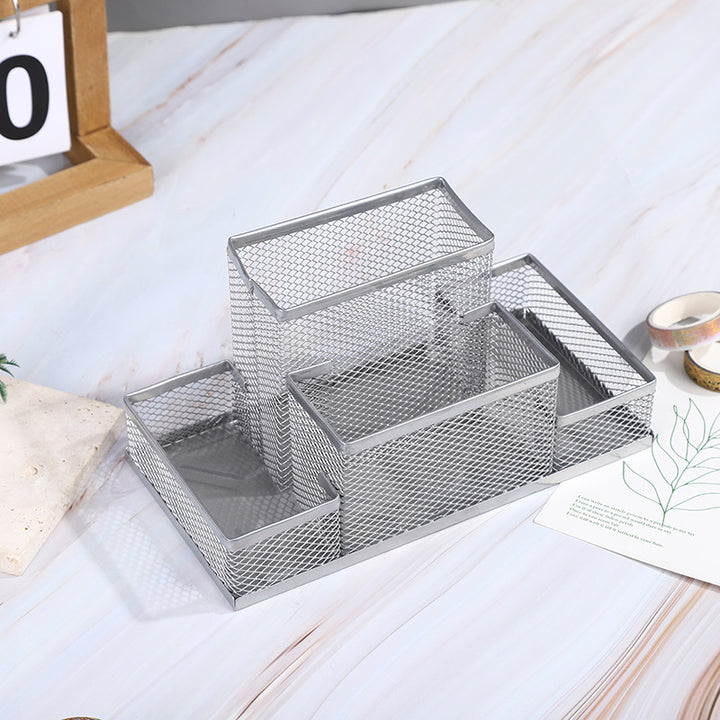 Multi-Compartment Wire Mesh Organizer Stornfield