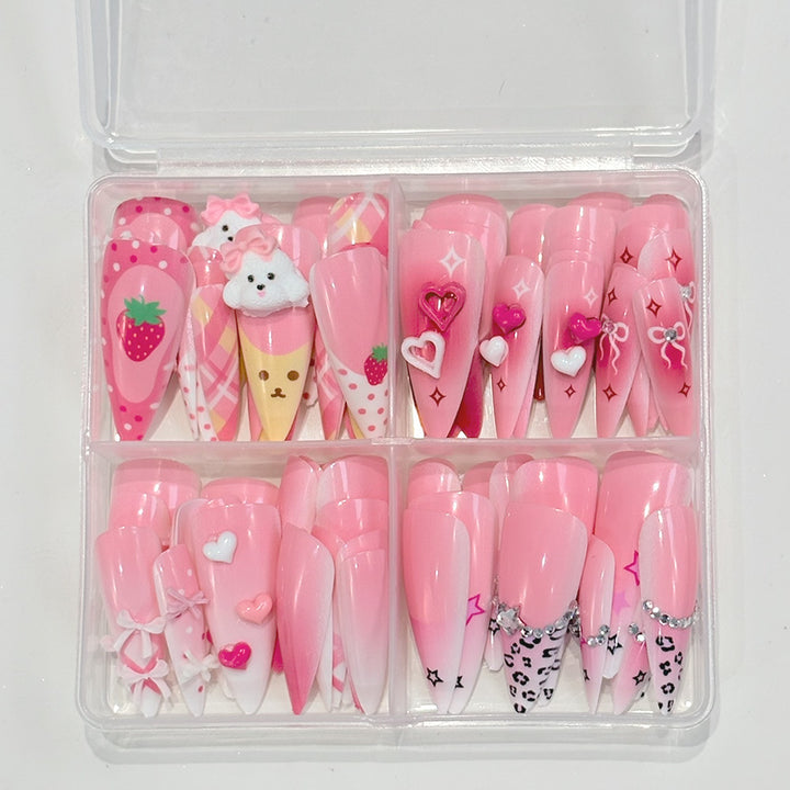 Decorative Press-On Nail Collection Stornfield