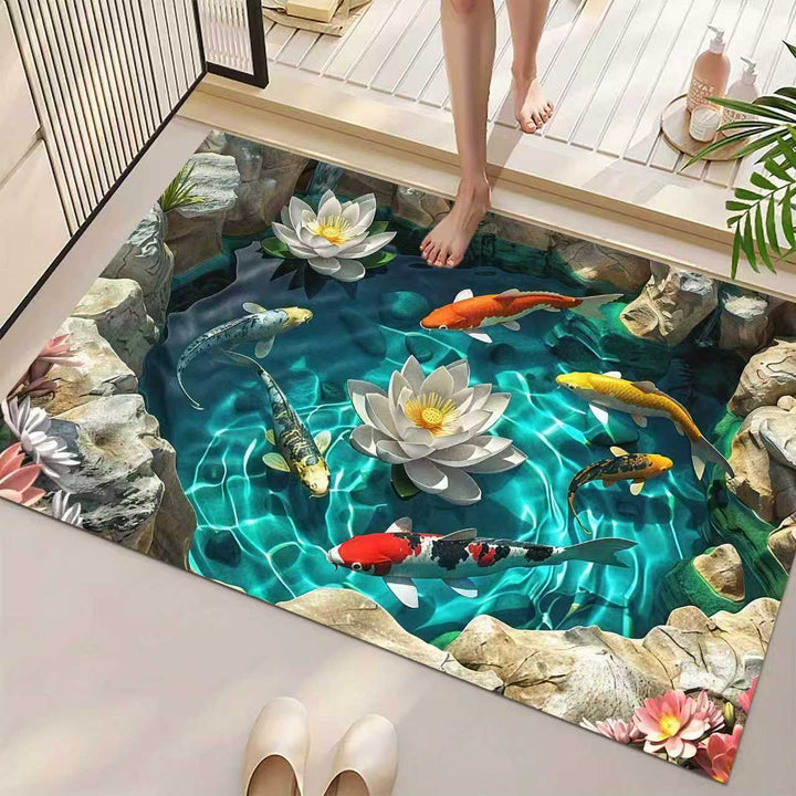 Abstract Floor Mat