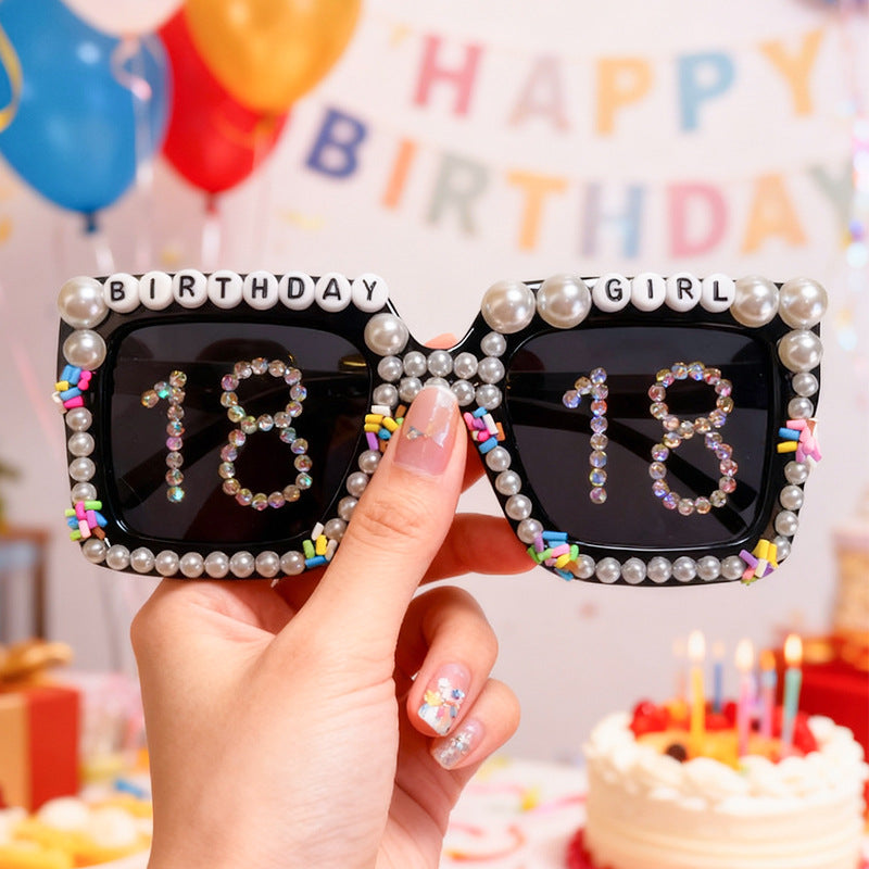 Birthday Celebration Themed Sunglasses Stornfield