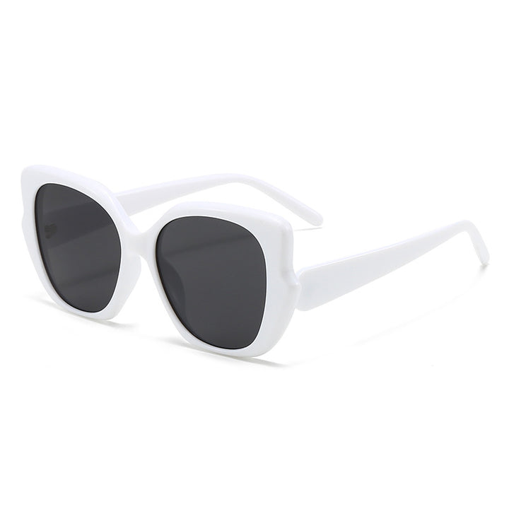 Women's oversized fashionable sunglasses with curved frame Stornfield