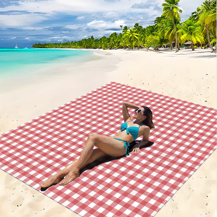 Mandala Design Beach Mat Stornfield