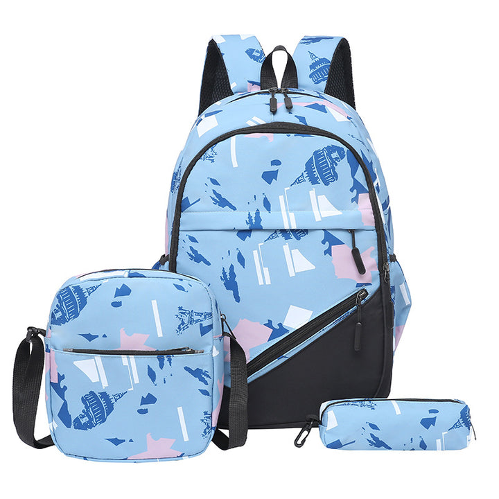 School backpack with multiple compartments and matching accessories Stornfield