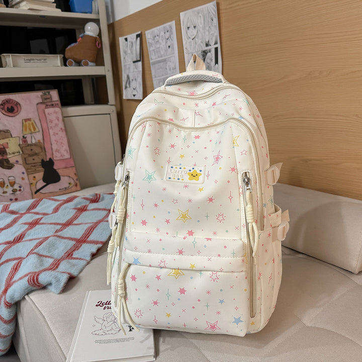 Fun Star-Printed Casual Backpack Stornfield