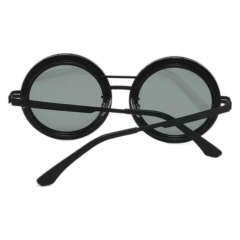 Ladies Round Retro Sunglasses with Distinctive Metal Frame Stornfield