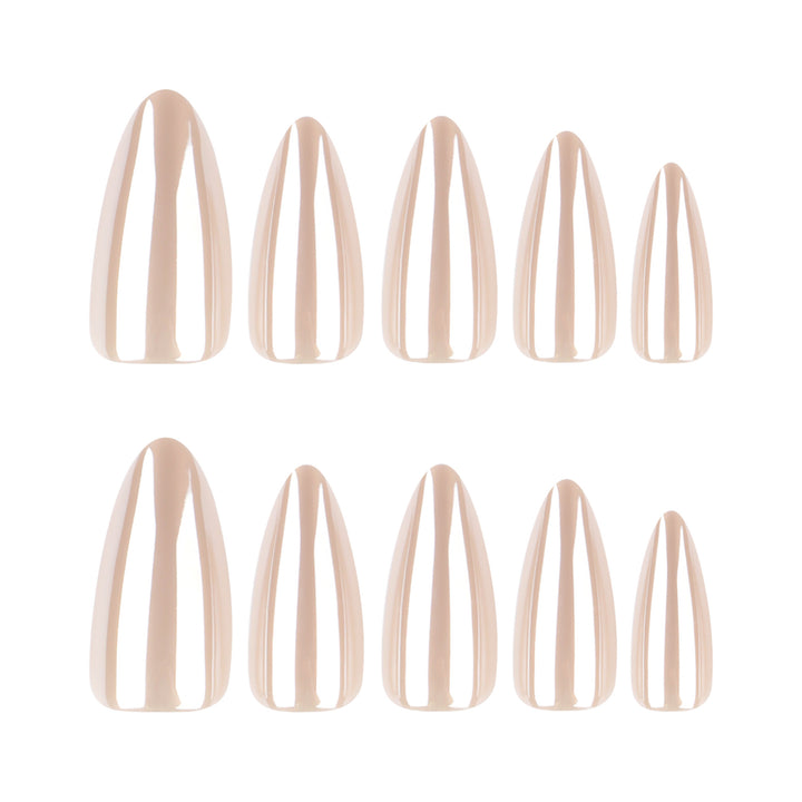 Glossy Elegant Stiletto Press-On Nails
