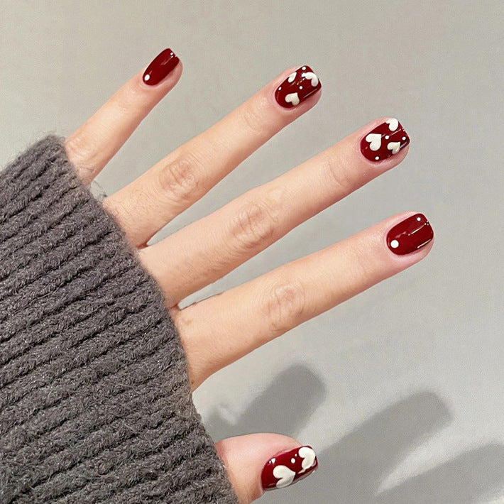 Artistic Heart Motif Nail Art Kit