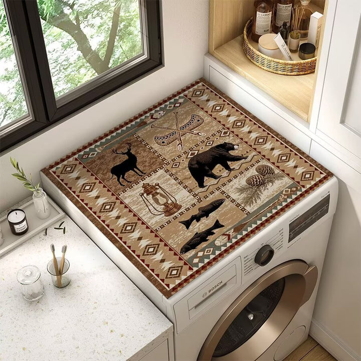 Wildlife-Themed Laundry Room Mat Stornfield