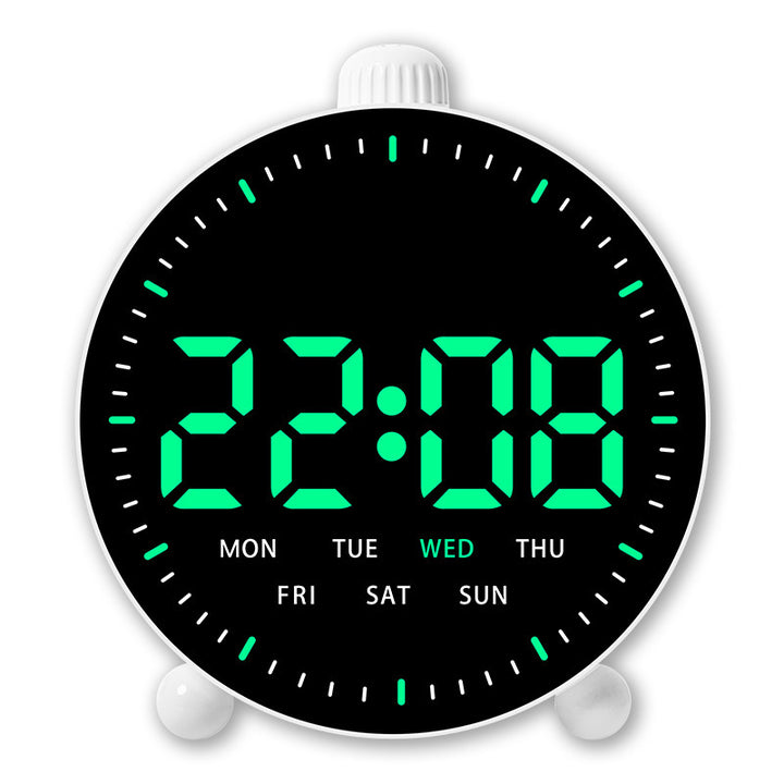 Digital desk clock with LED display and date Stornfield