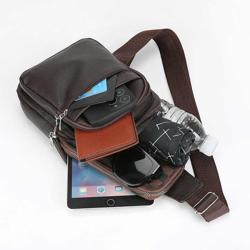 Premium Leather Sling Backpack Stornfield