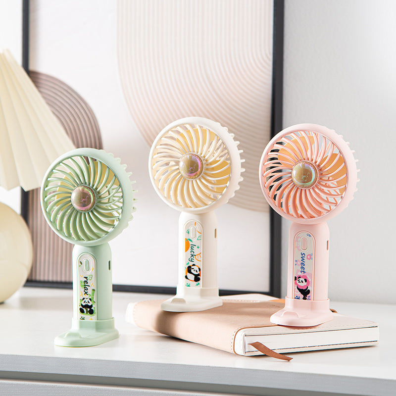 Ladies Portable Mini Hand Fan with Funny Design Stornfield