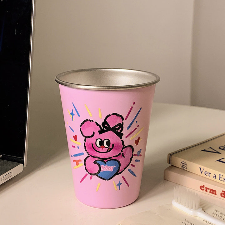 Insulated mug with cheerful bear motif Stornfield