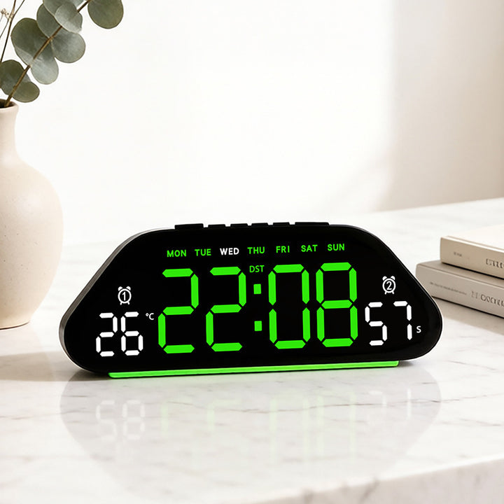 Digital Alarm Clock with Versatile Features Stornfield