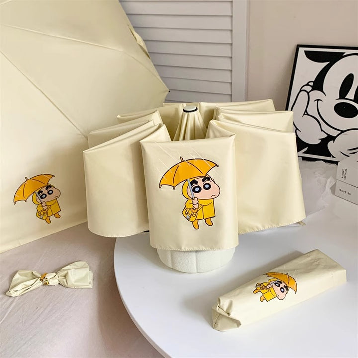 Women's folding umbrella with creative character design Stornfield