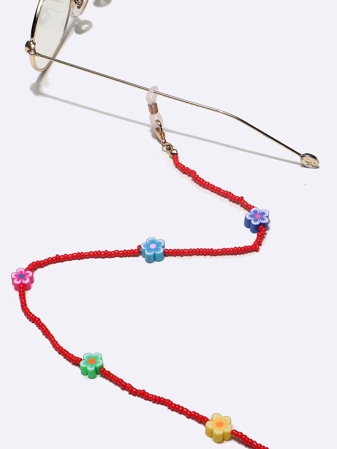 Colorful Floral Beaded Eyewear Chain Stornfield