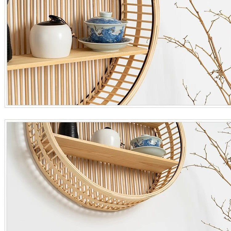 Handwoven storage basket for bathroom utensils Stornfield