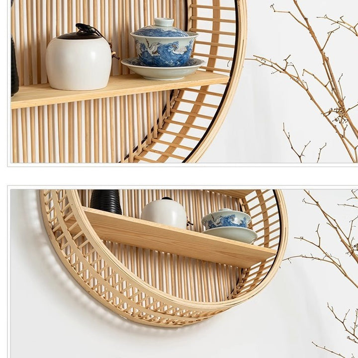 Handwoven storage basket for bathroom utensils Stornfield