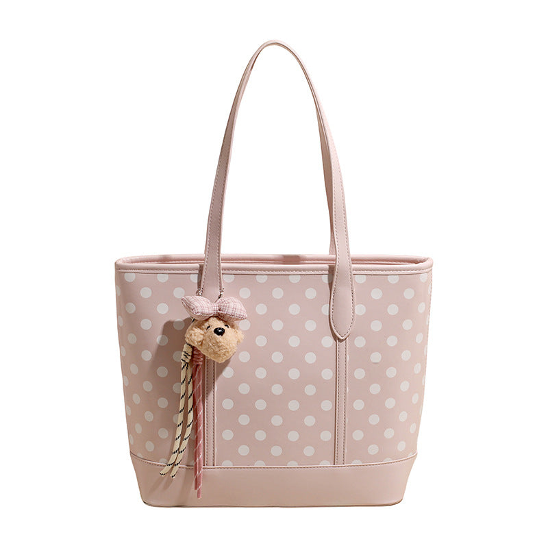 Polka Dot Print Casual Tote Stornfield