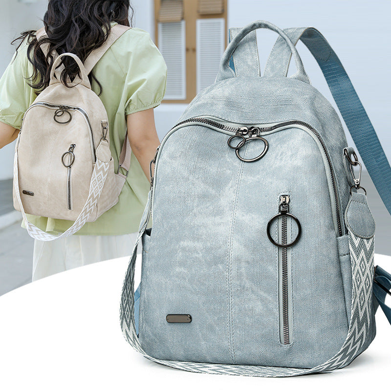 Versatile Textured Casual Backpack Stornfield
