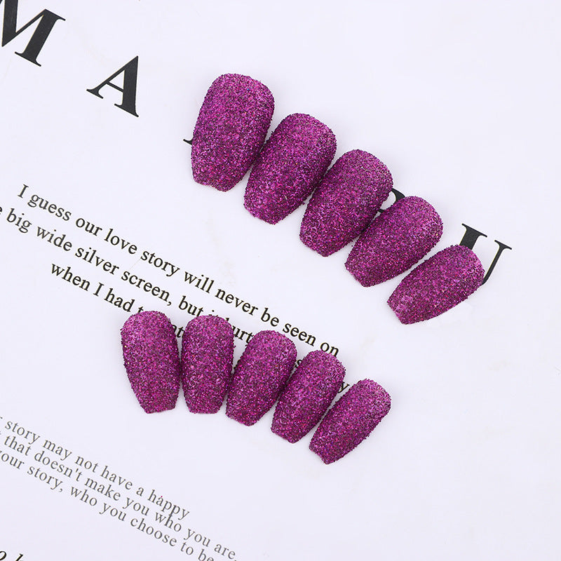 Glittering artificial nails in modern design Stornfield