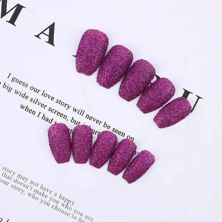 Glittering artificial nails in modern design Stornfield