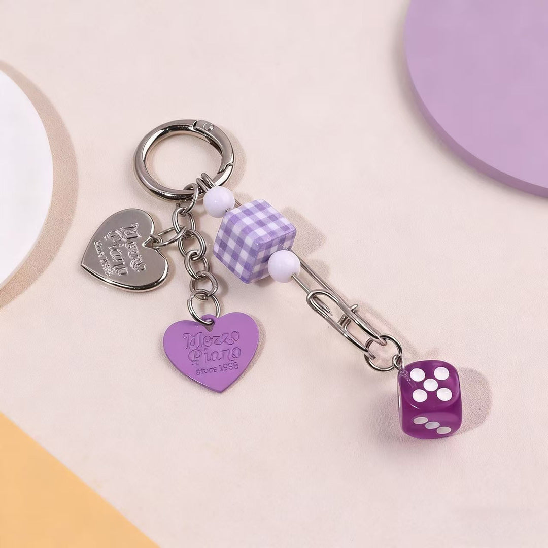 Playful Dice-Inspired Keychain Stornfield