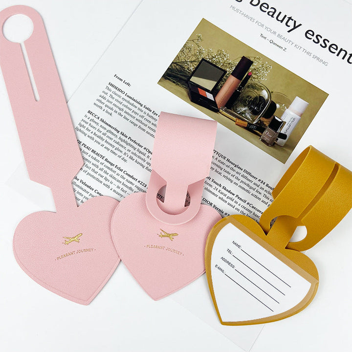 Heart-Shaped Luggage Identification Tag Stornfield
