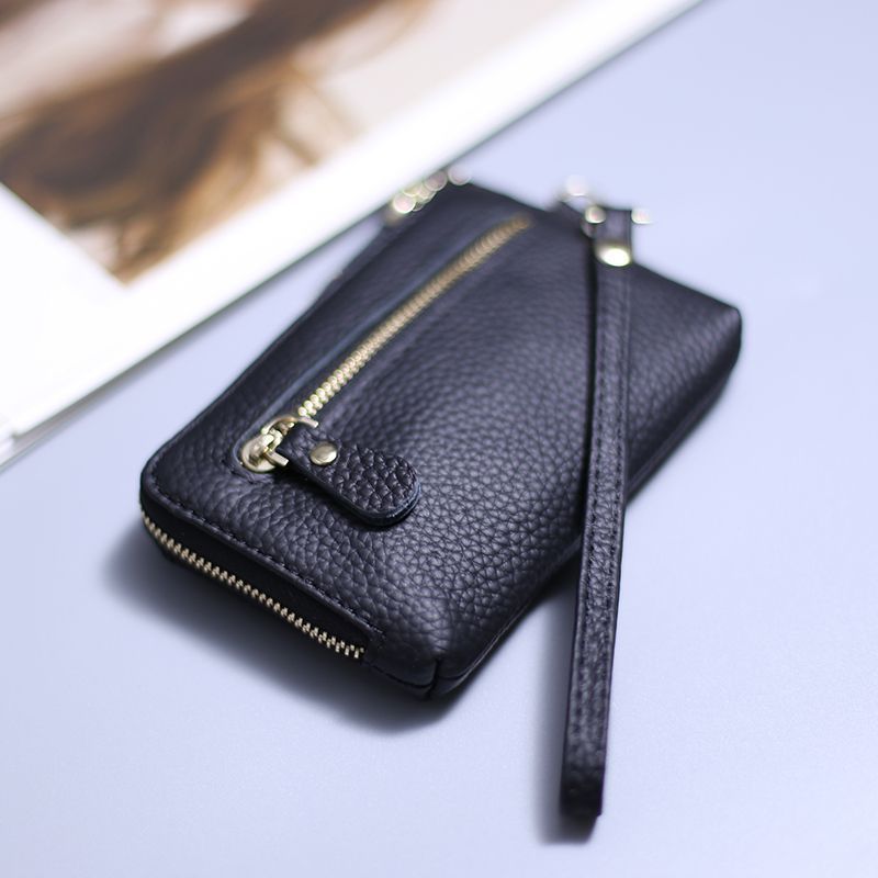 Luxe Textured Zippered Wallet Stornfield