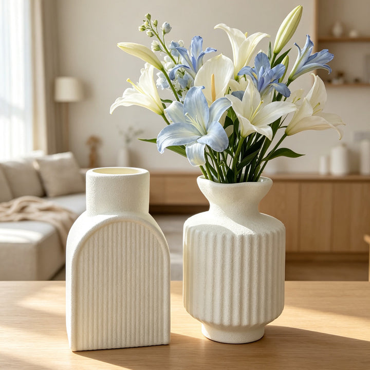 Stylish Textured Ceramic Flower Vase Stornfeild