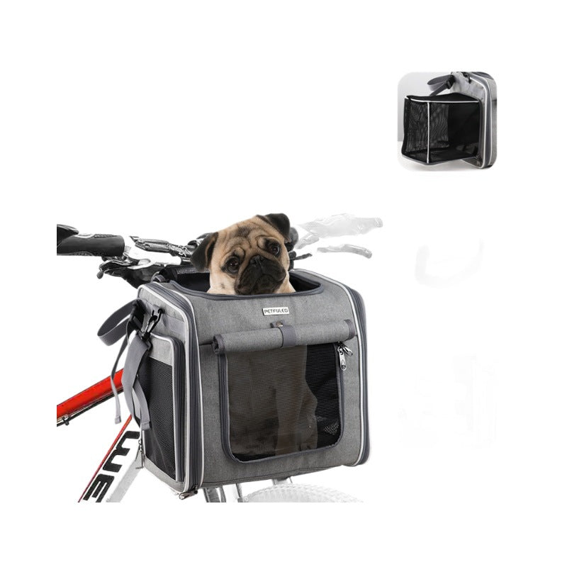 ventilated collapsible pet carrier backpack with reinforced frame Stornfield