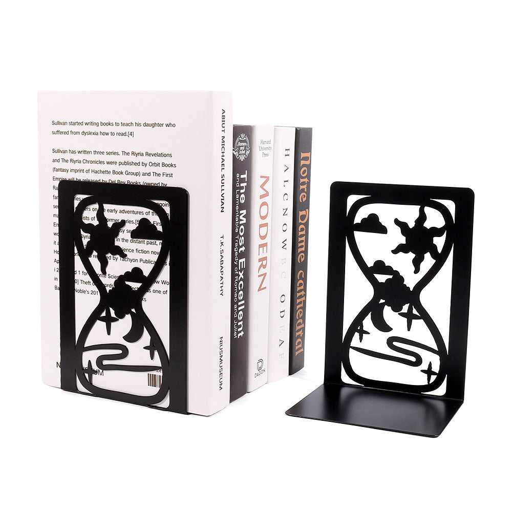 Artistic Deer-Themed Book Ends