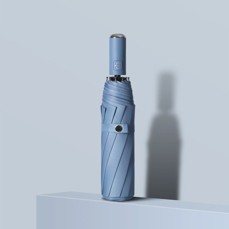 Ladies compact umbrella with sturdy frame and reflective elements Stornfield