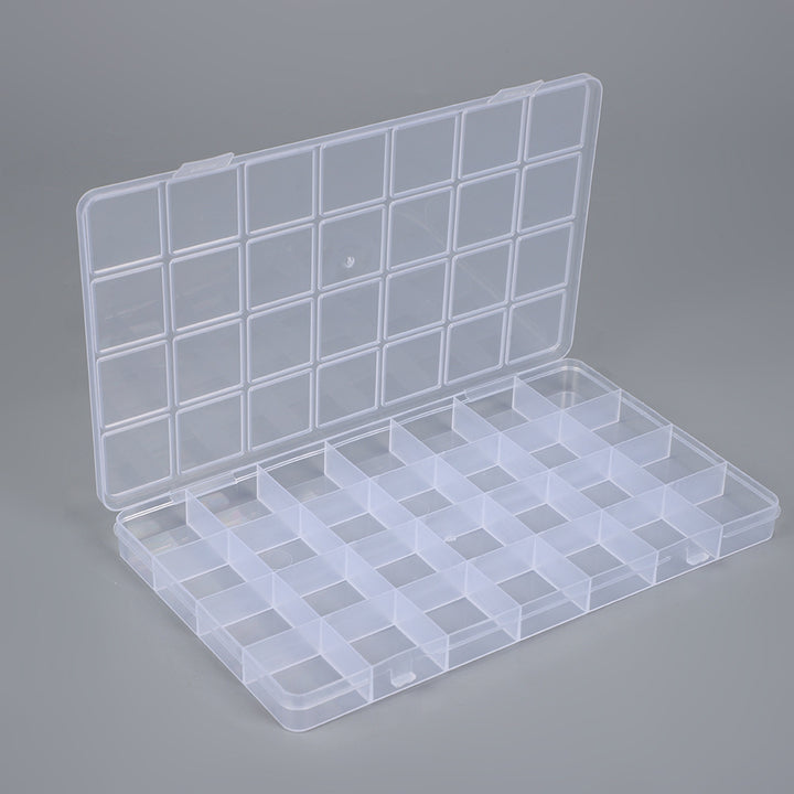 Transparent Multi-Compartment Storage Organizer Box Stornfield