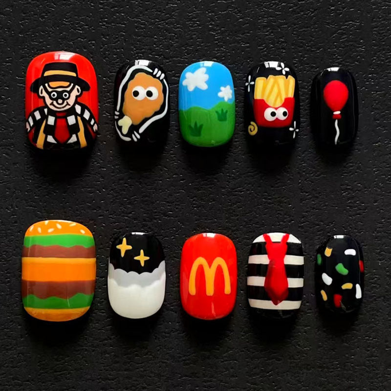 Playful Artistic Nail Art Design Set Stornfield