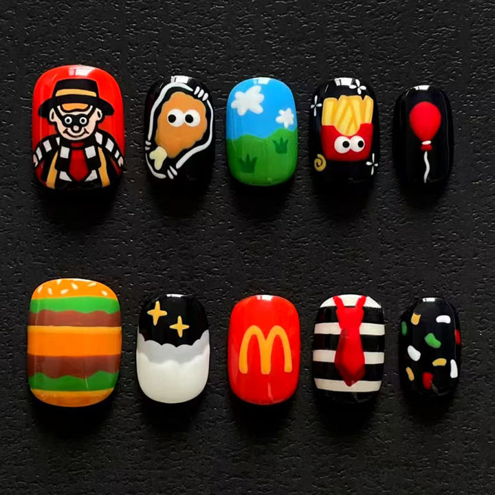 Playful Artistic Nail Art Design Set Stornfield