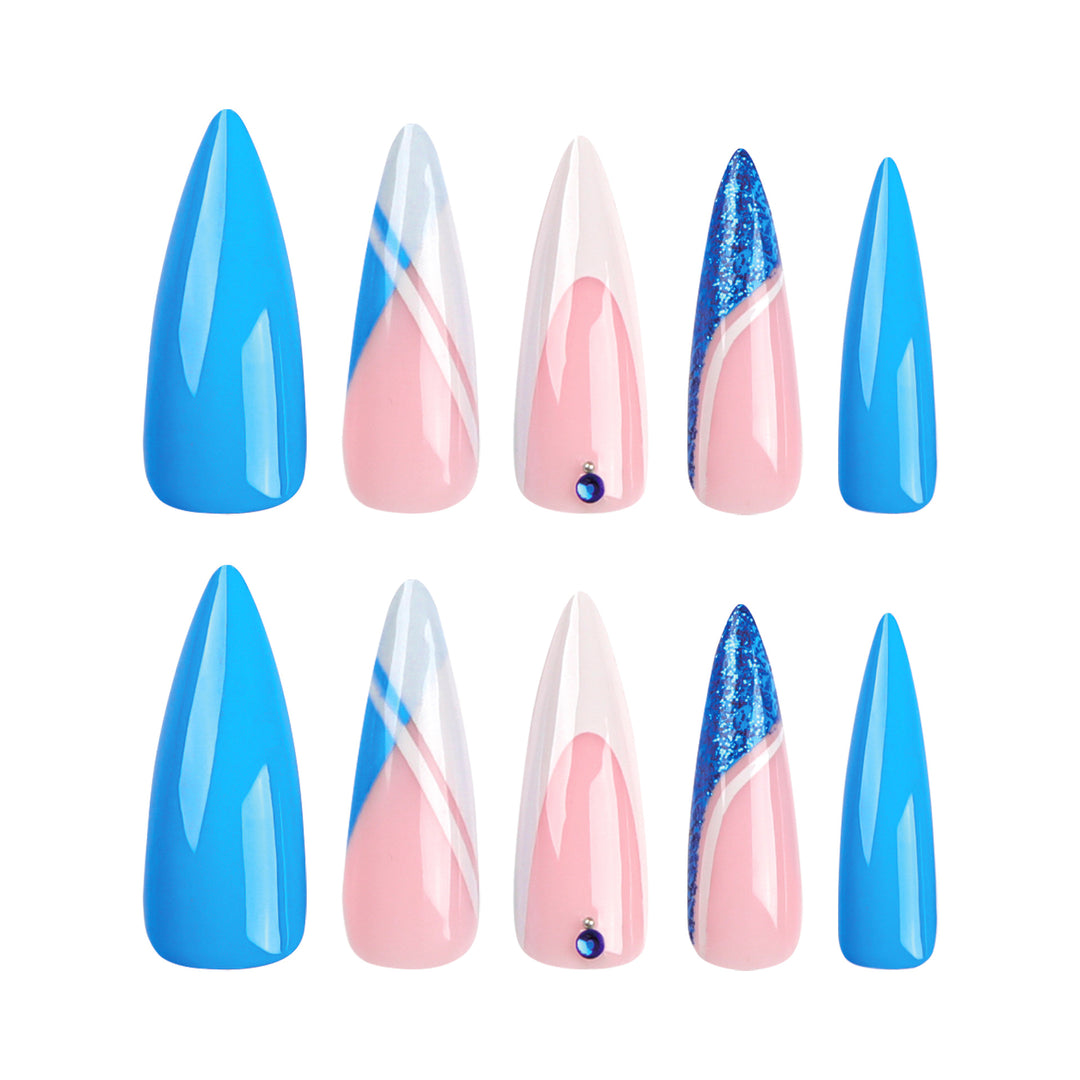 Creative Nail Art with Glamorous Design Details Stornfield