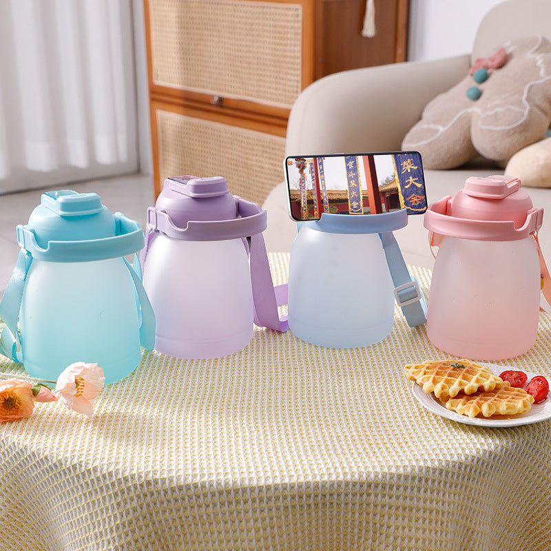 Women’s large water bottle with motivating time display Stornfield