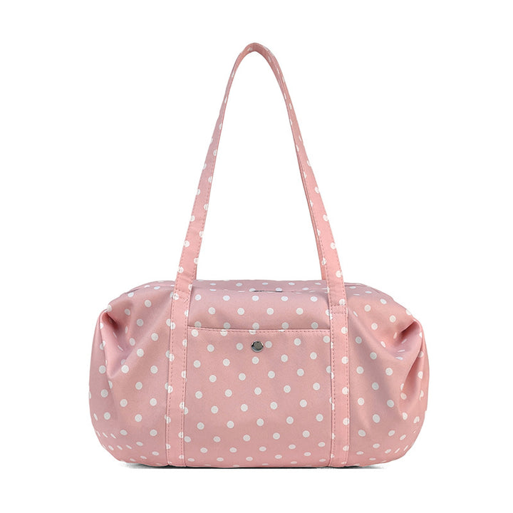 Spacious Polka Dot Travel Tote