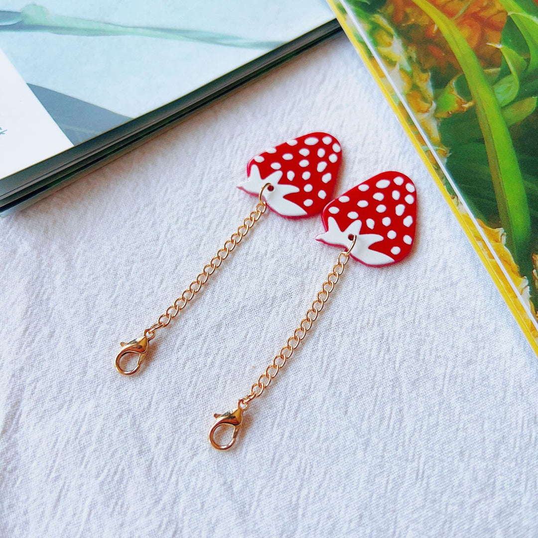 Charming Strawberry Pendant Earrings Stornfield
