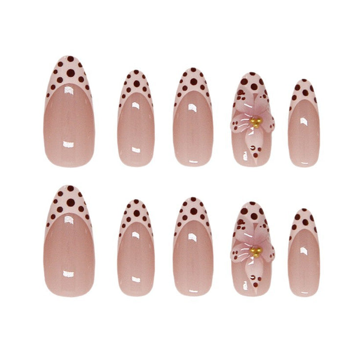 Decorative Floral Press-On Nail Tips Stornfield