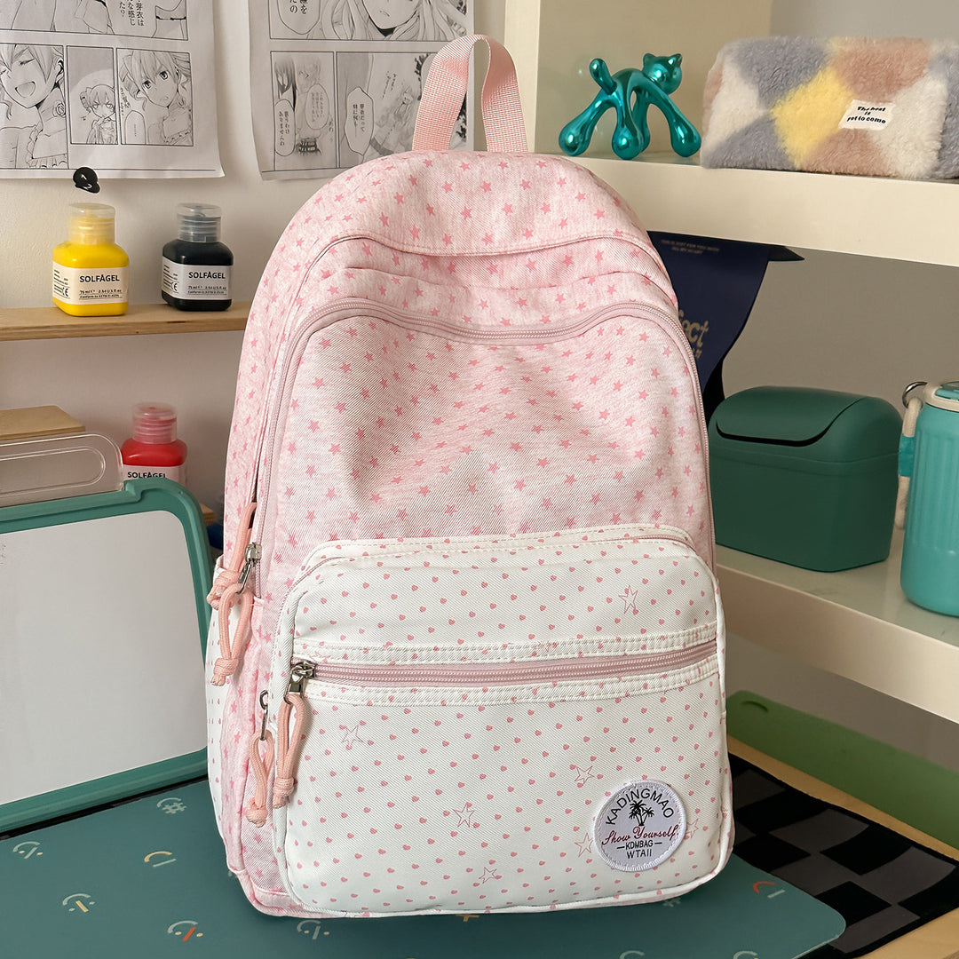 Playful Star-Patterned Backpack Stornfield 1791205809