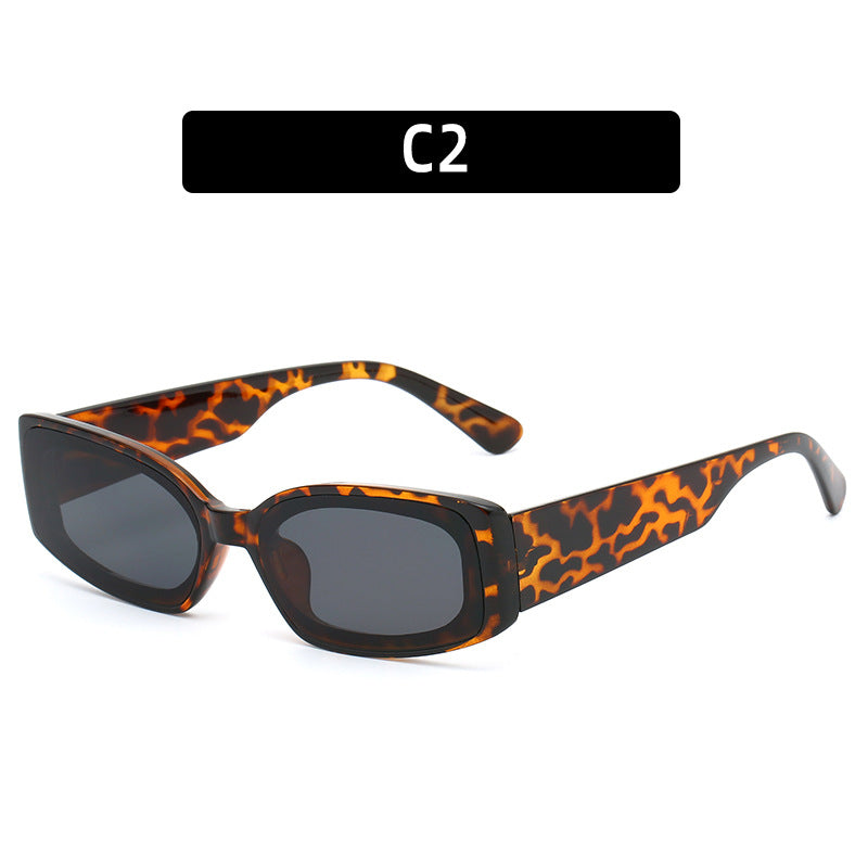 Stylish Rectangular Frame Glasses