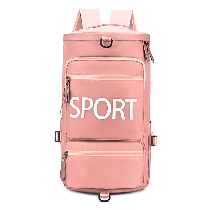 Sporty backpack with multiple compartments and reflective elements Stornfield