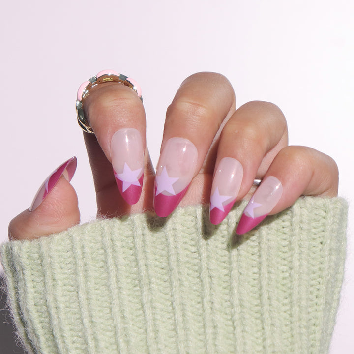 Star-Detail Stiletto Press-On Nails Stornfield